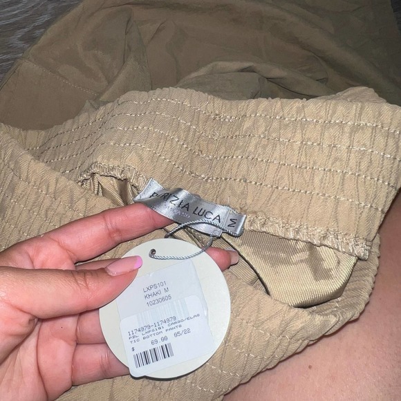 Patrizia Luca Khaki Cargo Pants Size Medium - Picture 3 of 7